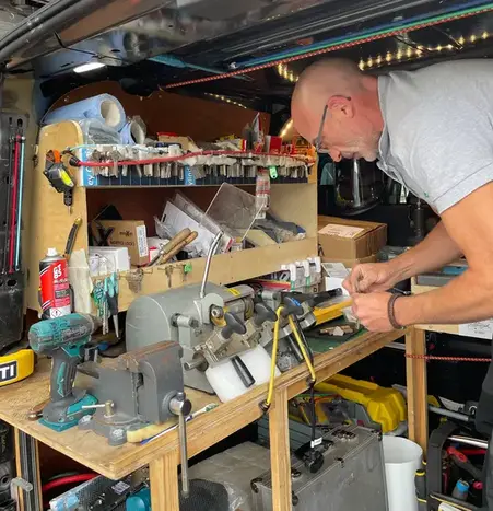 Locksmith working